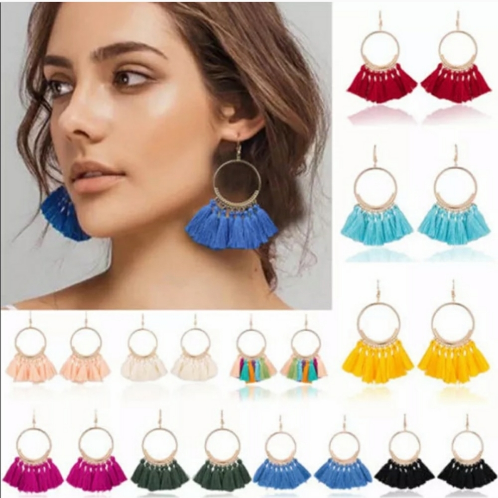 🆕 Boho Tassel Earrings